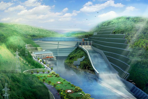 峨边老挝南塔河1号水电站项目